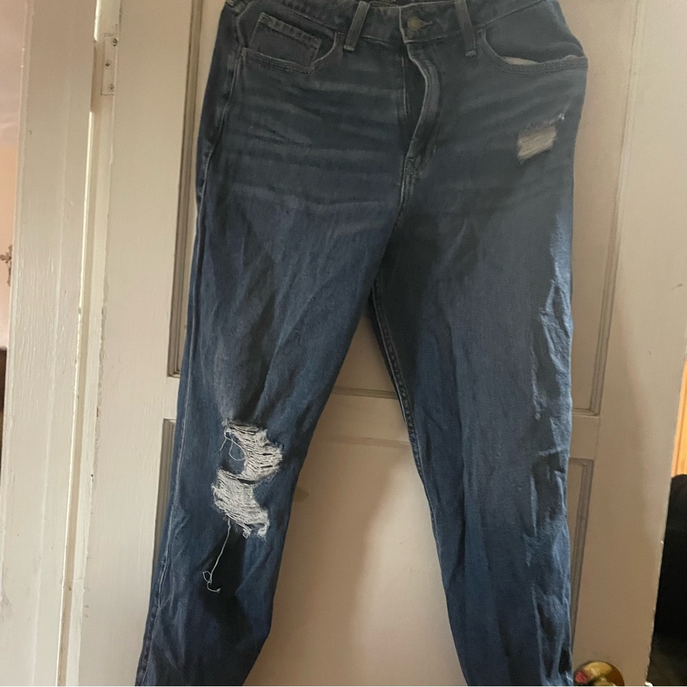 Ultra high rise vintage straight hollister jeans